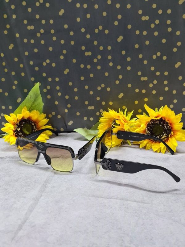 Versace Gold‑Tone Aviator Sunglasses Versace Gold‑Tone Aviator Sunglasses