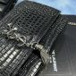YSL Black Croc-Embossed Leather Shoulder Bag