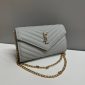YSL Crossbody Shoulder Bag for Women in grey color