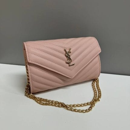 YSL Crossbody Shoulder Bag for Women in pink color