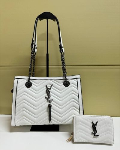 YSL Handbag for Women in white color