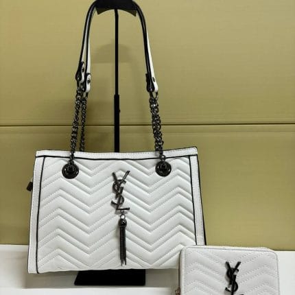 YSL Handbag for Women in white color