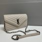 YSL Shoulder Bag for Women in grey color