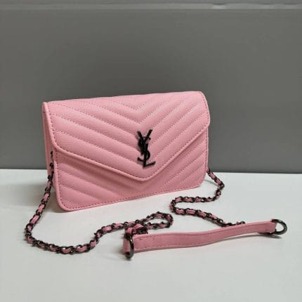 YSL Shoulder Bag for Women in pink color