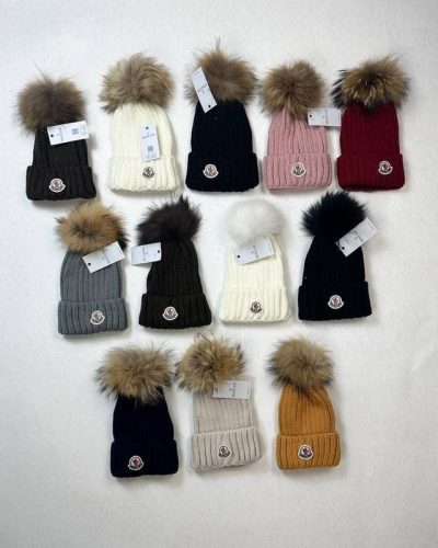 Moncler Enfant Wool Knit Beanie