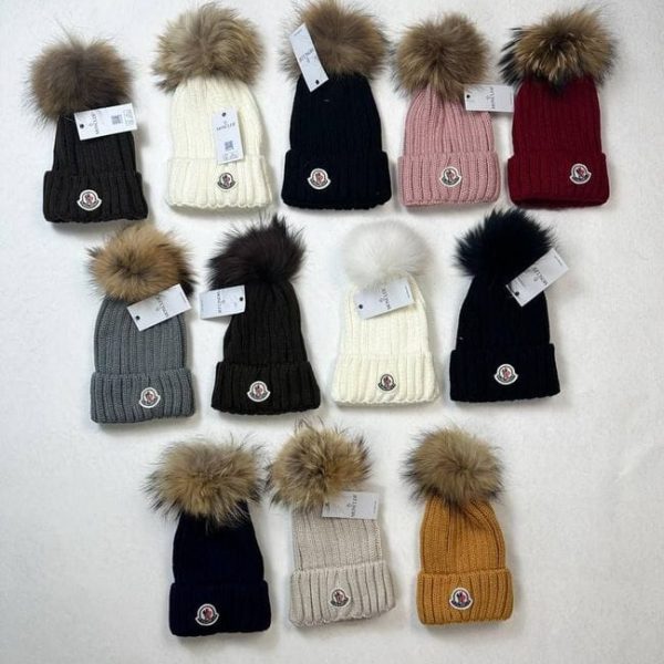 Moncler Enfant Wool Knit Beanie