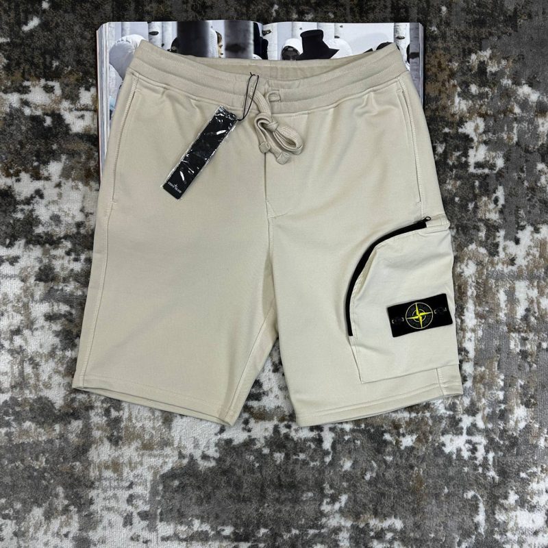 Stone Island Compass-Badge Shorts for AAA Quality Men