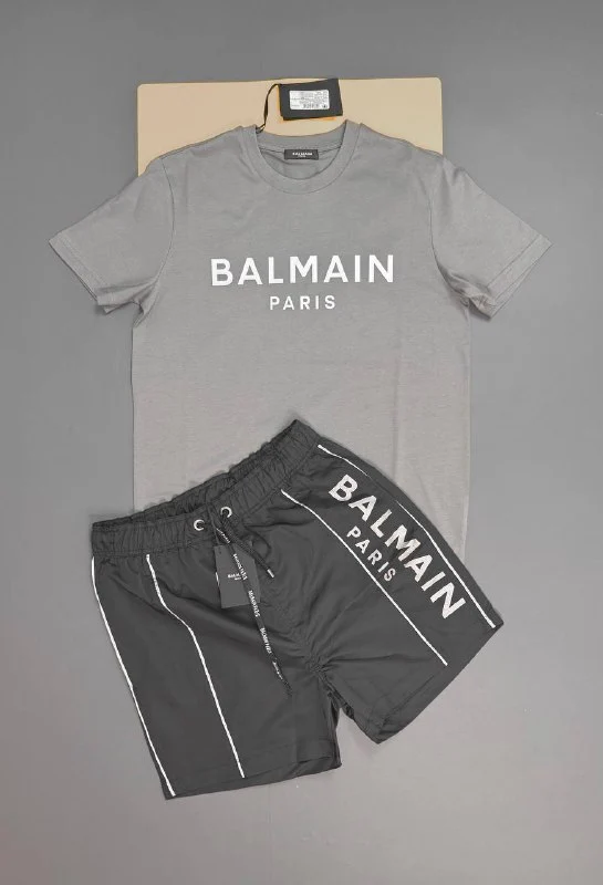 Balmain Paris T-shirts & Shorts Set
