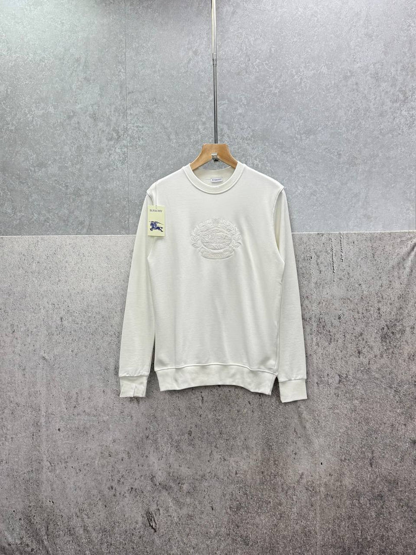 Burberry EKD Textured Cotton Sweatshirt