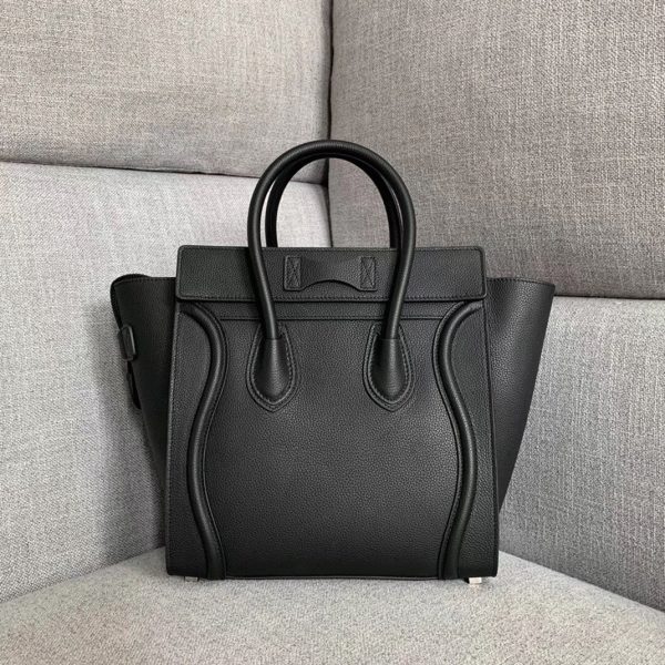 Celine Micro Luggage Tote 1:1 Quality Bag in Black