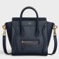 Celine Nano Luggage Tote Bag in Navy Blue