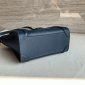Celine Nano Luggage Tote Bag in Navy Blue down view