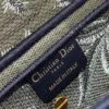 Dior Saddle Bag Knockoff in Green Multicolor Dior Petites Fleurs Embroidery 5