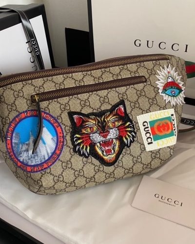 Gucci Belt High-Quality 1-1 Replica Bag in Beige and Ebony3
