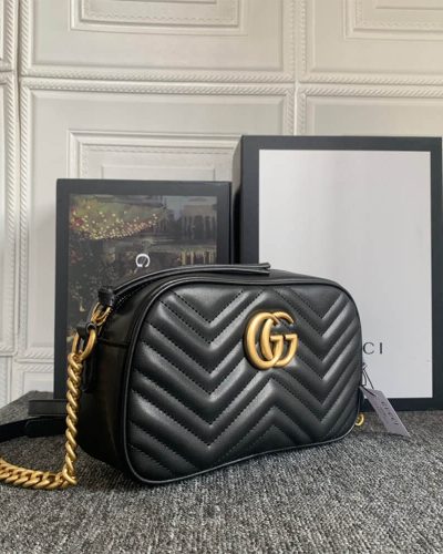 Gucci GG Marmont Small Matelassé Replica Shoulder Bag2