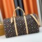 Louis Vuitton Monogram Craggy Keepall Travel 50 Bag in Chocolate