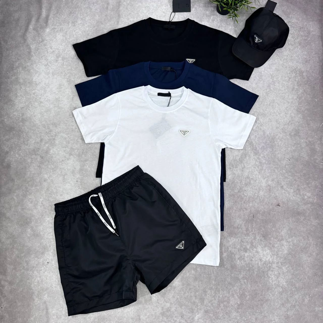 Prada T-Shirts & Shorts Set