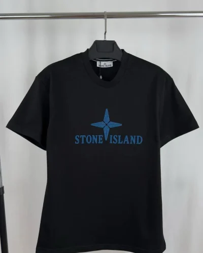 Stone Island Big Logo Cotton T-Shirt for Men AAA+ Quality