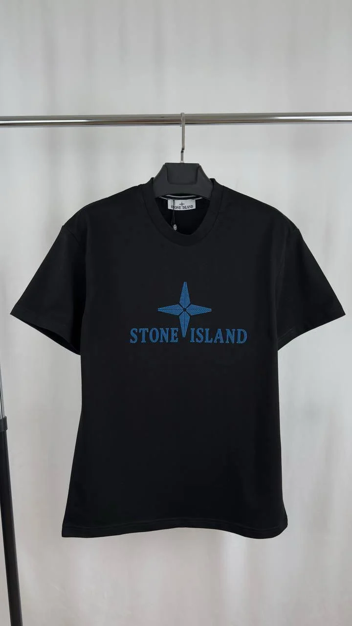 Stone Island Big Logo Cotton T-Shirt for Men AAA+ Quality