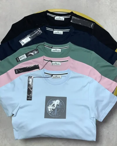Stone Island Compass Logo First Copy T-Shirt for Men