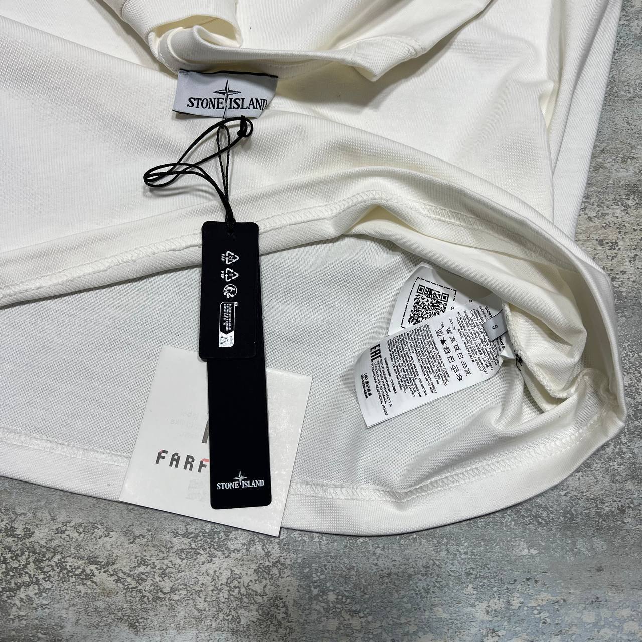 Stone Island Compass-Print Cotton Jersey 1:1 Replica T-Shirt  – 2 Colours - Image 7