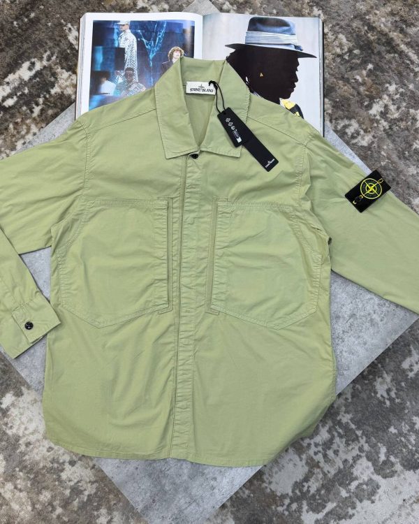 Stone Island Light Pistachio Overshirt