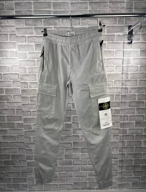 Stone Island Men's Black Tapered AAA Quality Cargo Pants2 Stone Island Men's Black Tapered AAA Quality Cargo Pants2