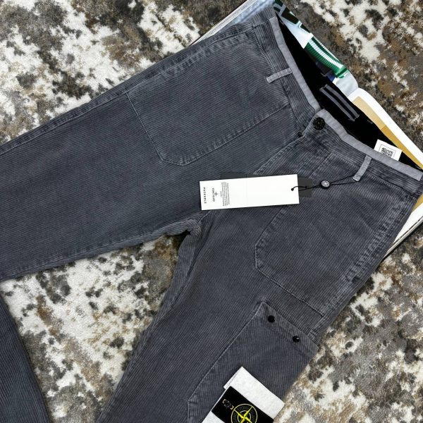 Stone Island Men's Corduroy Cargo AAA Quality Pants2 Stone Island Men's Corduroy Cargo AAA Quality Pants2