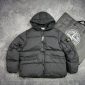 Stone Island Men's Crinkle Hooded Down Reps AAA Quality Jacket
