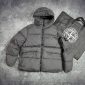 Stone Island Men's Crinkle Hooded Down Reps AAA Quality Jacket 2