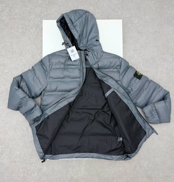 Stone Island Men's Hooded Quilted Down Puffer Premium Quality Jacket 5 Stone Island Men's Hooded Quilted Down Puffer Premium Quality Jacket 5