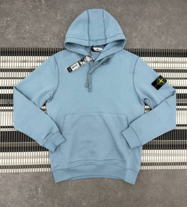 Stone Island Men's Logo Fleece Cotton Replica Hoodie7 Stone Island Men's Logo Fleece Cotton Replica Hoodie7