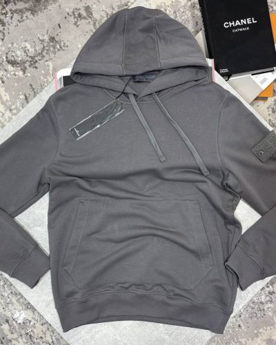 Stone Island Men's Logo-Patch Cotton Hoodie