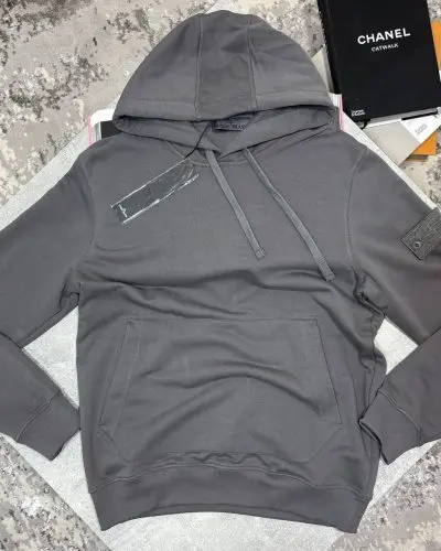 Stone Island Men's Logo-Patch Cotton Hoodie