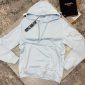 Stone Island Men's Logo-Patch Cotton Light blue Color Hoodie