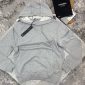 Stone Island Men's Logo-Patch Cotton Hoodie light grey
