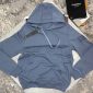 Stone Island Men's Logo-Patch Cotton Dark Blue Color Hoodie