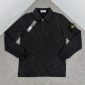 Stone Island Men's Long-Sleeve Stand-Up Collar Polo Shirt
