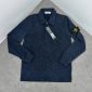 Stone Island Men's Long-Sleeve Stand-Up Collar Polo Shirt1