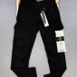 Stone Island Men's OLD-Effect Broken Cotton Twill Cargo Reps Black Pants