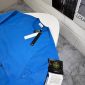Stone Island Men's Patch Long Sleeve Crewneck Blue Overshirt2