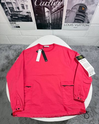 Stone Island Men's Patch Long Sleeve Crewneck Overshirt