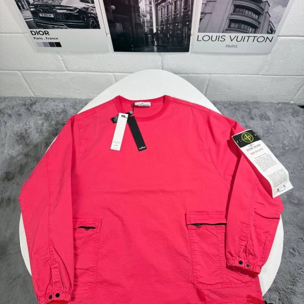 Stone Island Men's Patch Long Sleeve Crewneck Overshirt