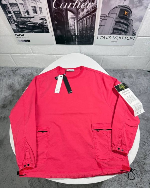 Stone Island Men's Patch Long Sleeve Crewneck Overshirt
