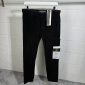 Stone Island Men's Patch Pocket Reps AAA Quality Black Cargo Pants