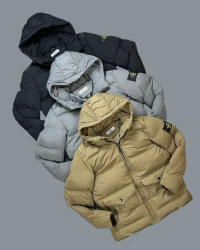 Stone Island Men's Puffer Down Reps Premium Quality Jacket