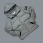 Stone Island Men's Puffer Down Reps Premium Quality Jacket grey color