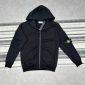 Stone Island Men's Regular-Fit Zip-Up Replica Black Hoodie