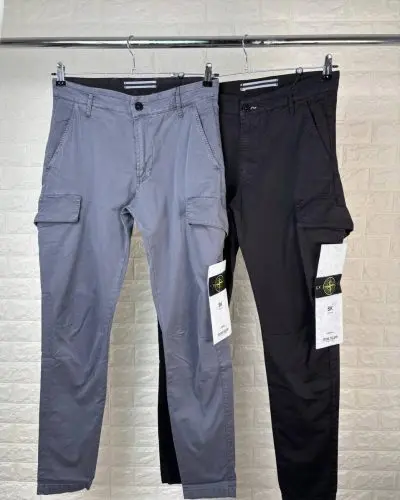 Stone Island Men's Regular-Tapered AAA Quality Cargo Pants