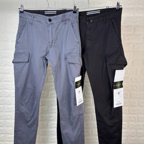 Stone Island Men's Regular-Tapered AAA Quality Cargo Pants